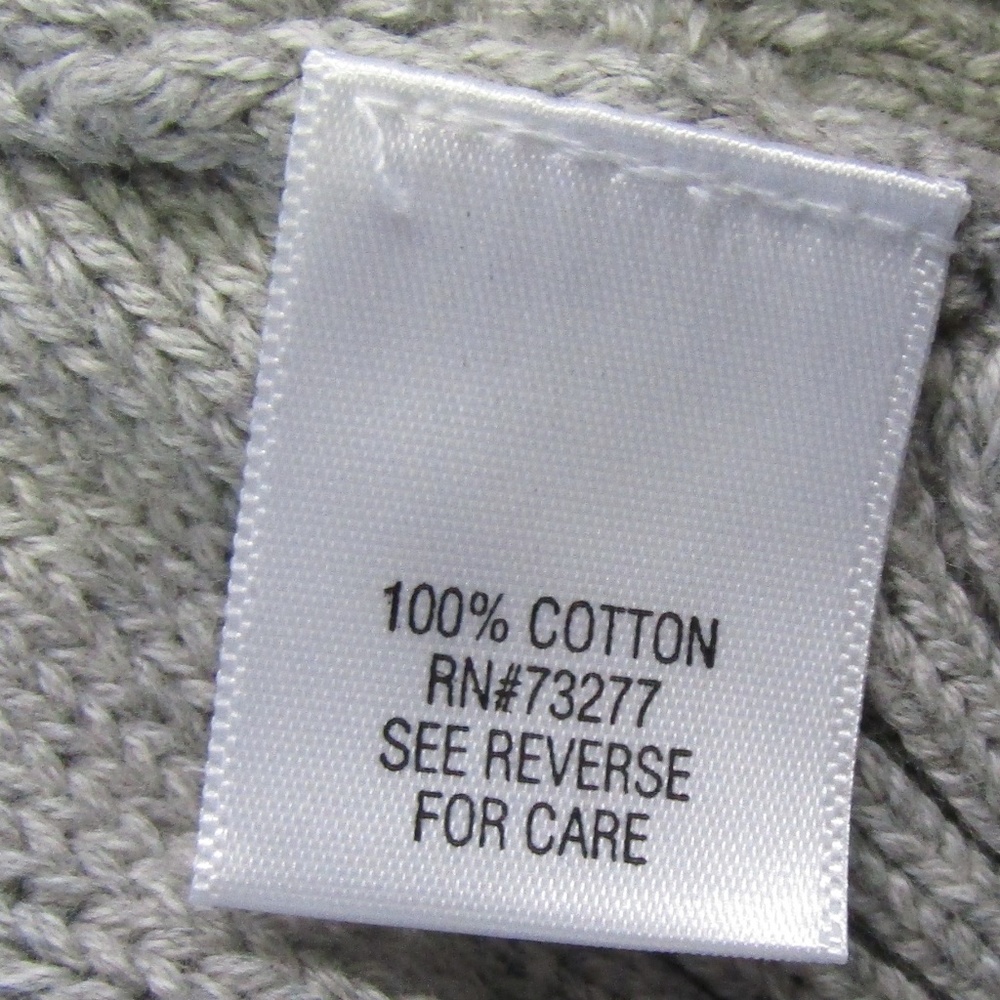 NEW Sonoma Gray Knit 3/4 Sleeve Cardigan Sweater M - Picture 6 of 6